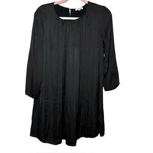 Wilfred - Aritzia Women’s, Dress, Black, Silk Mix, Beads, Pockets, Size L
